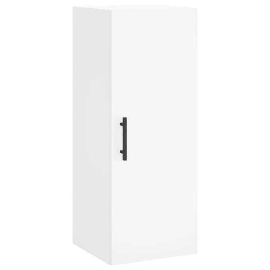 vidaXL Highboard hvit 34,5x34x180 cm konstruert tre 8720845484231