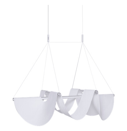 Moooi Drape Light 118 Taklampe Hvit