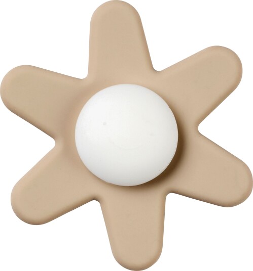Nattou Nattou Soft Silicone Spinner med Sugekopp Clay Nattou Nattou Soft Silicone Spinner med Sugekopp Clay