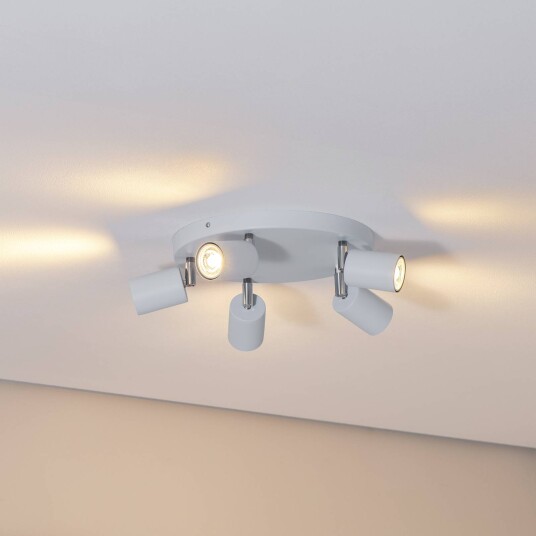 Luminex Fun downlight lyseblå Ø 30 cm justerbar GU10