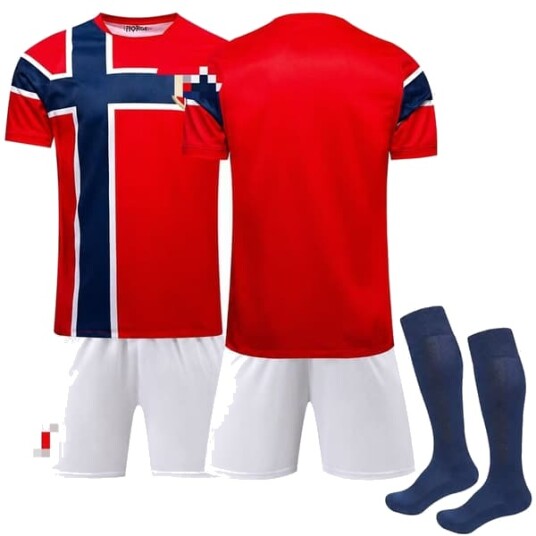 26 NO Herrelandslag Barn Hjemmedrakt+Shorts+Sokker 26