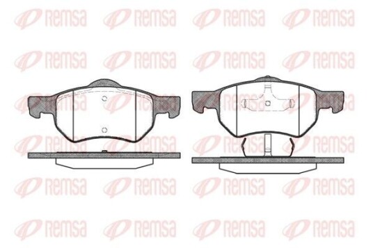 Bremseklosser REMSA 0882.00