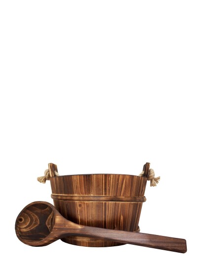 Emendo Bucket With A Rope + Ladle Nude One Size