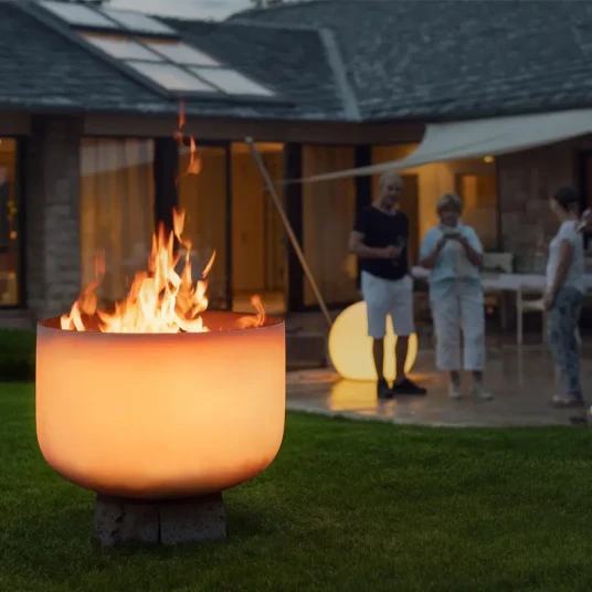 QFlame utepeis i glass 64 cm