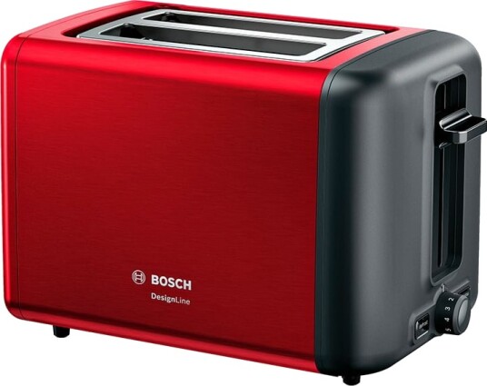 Bosch DesignLine Brødrister TAT3P424 2 Skiver Rød