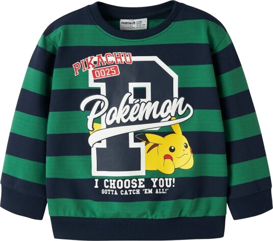 Name It Nmmjosef Pokemon Nreg Sweat Unb Sky Green 92