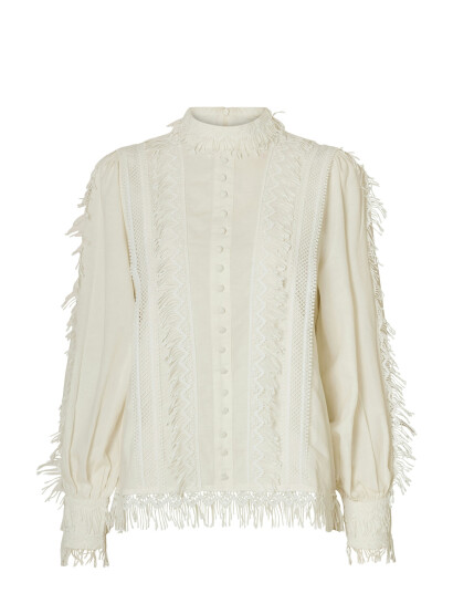 Selected Slfsilja Ls Top - White - 42