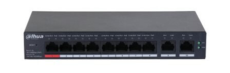 Dahua Technology Dh-Cs4010-8Et-110, Håndtert, L2, Fast Ethernet (10/100), Strøm Over Ethernet (Poe)
