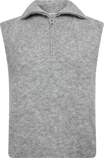 MOS MOSH Mmthora Highneck Sl Knit Grey M