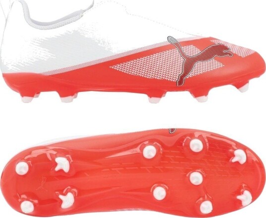 PUMA Ultra 7 Play Laceless Fg/ag The Arrival Ultra Red/PUMA Svart/PUMA White Barn størrelse 38