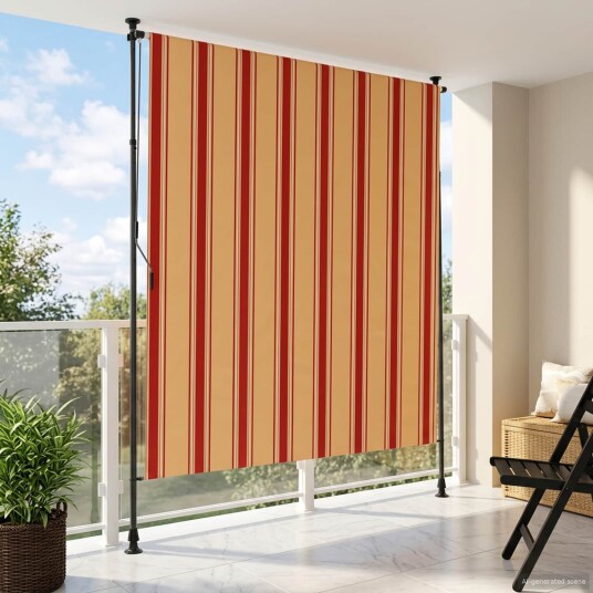 Utendørs Rullegardin Flerfarget 200 x 270 cm Utendørs Rullegardin Flerfarget 200 x 270 cm