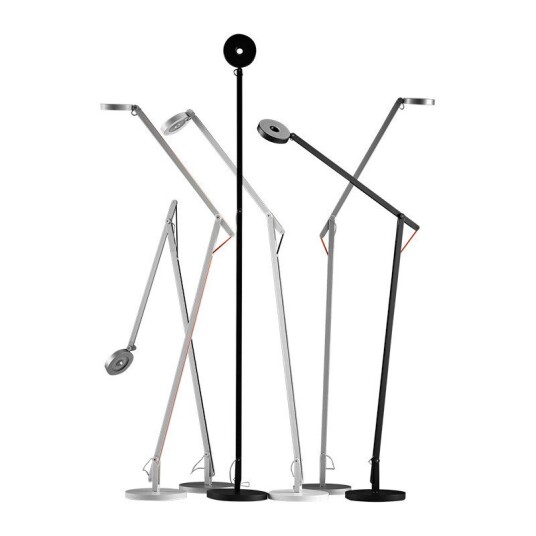 Rotaliana String F1 Gulvlampe Dim-to-Warm Hvit/Silver