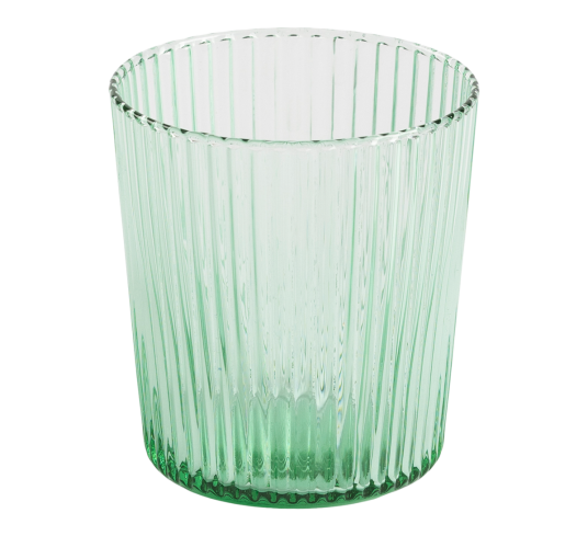 Paveau Ribbed Elegance glass Bondi 25 cl grønn Paveau Ribbed Elegance glass Bondi 25 cl grønn