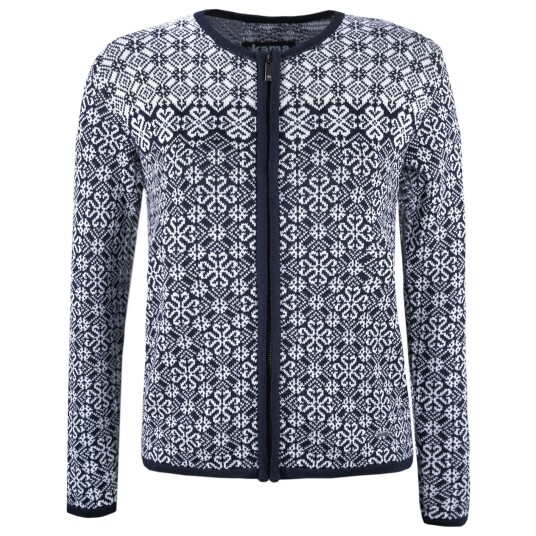 Kama Gerda, Merino Sweater, Dame, Navy 42(XL) Kama Gerda, Merino Sweater, Dame, Navy 42(XL)
