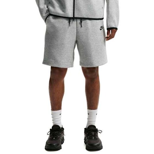 Nike Tech Fleece Shorts Herre Dk Grey Heather/Black L