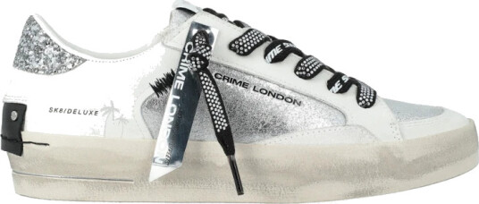 Crime London Dame Sko Hvit 39 EU,