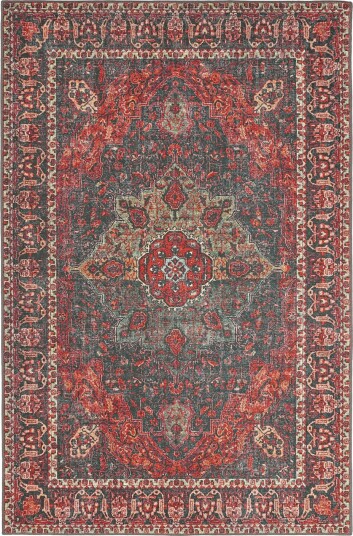 Flatvevd teppe Velamir rød Størrelse: 150 x 230 cm
