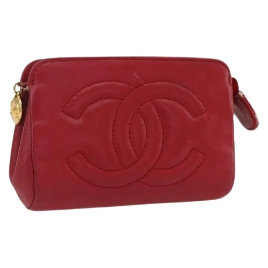 Chanel Vintage Dame Rød Chanel Vintage Dame Rød