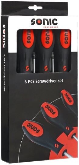 Sonic Torxskrutrekkersett Med Hull 6 Deler Sonic Torxskrutrekkersett Med Hull 6 Deler