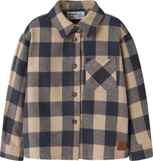 Name It Skjorte NmmNoriel Ombre Blue Name It 1½ år (86) Skjorte Beige Blå Brun Marineblå