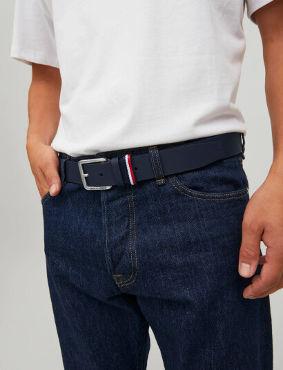 Jack & Jones Jacespo Belt Noos - Navy - 85 Jack & Jones Jacespo Belt Noos - Navy - 85