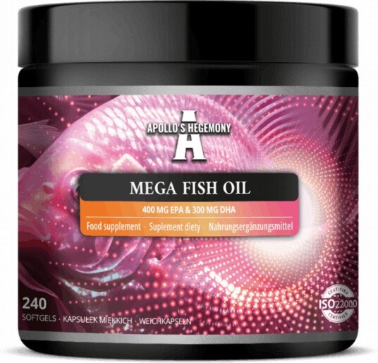 Omega-3 Fiskeolje 700 mg EPA DHA høykonsentrert – 240 softgels