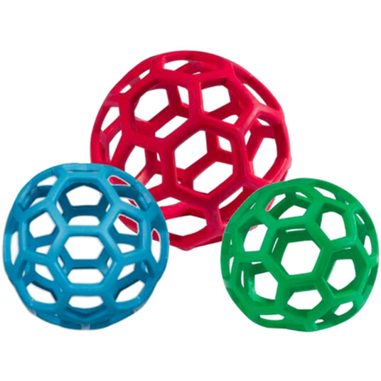 Hol-ee Bone Pet Squeak Tennis Green 11 cm