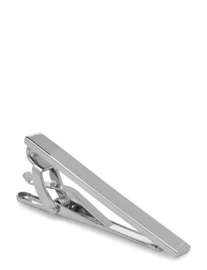 Lindbergh Black Tie Clip Short Silver ONE SIZE Lindbergh Black Tie Clip Short Silver ONE SIZE