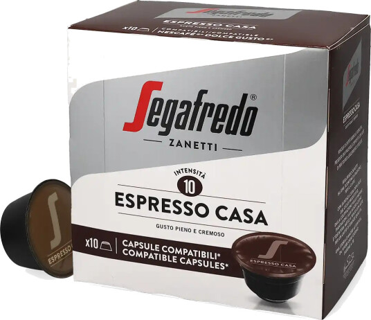 Segafredo | Espresso Casa 10 kapsler til Dolce Gusto