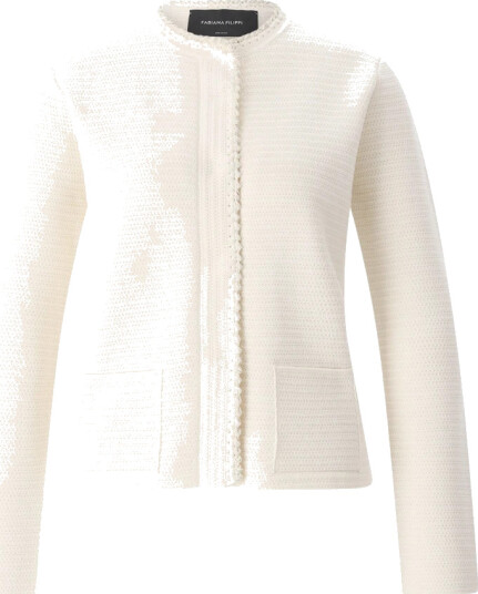 Fabiana Filippi Dame Strikkevarer Hvit 4XS,