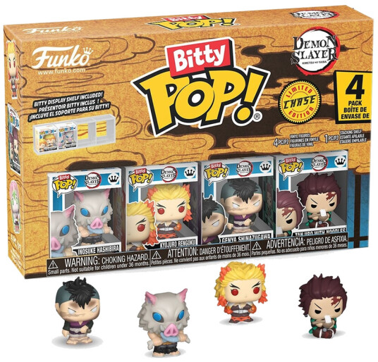 Funko Bitty POP!: Demon Slayer Inosuke 4pack