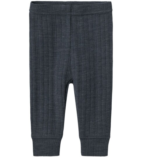 Name It Ombre Blue Wang Ull Needle Long Johns Solid Noos 62