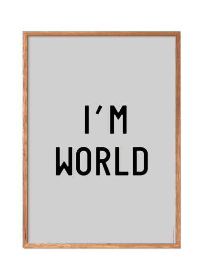 Poster & Frame St-I-Am-On-Top-Of-The-World - Multi/patterned - 70X100CM Poster & Frame St-I-Am-On-Top-Of-The-World - Multi/patterned - 70X100CM
