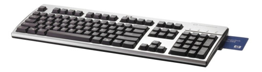 Hp Smart Card Ccid - Tastatur - Usb - Svensk - Sølv, Karbonitt - For Prodesk 600 G1