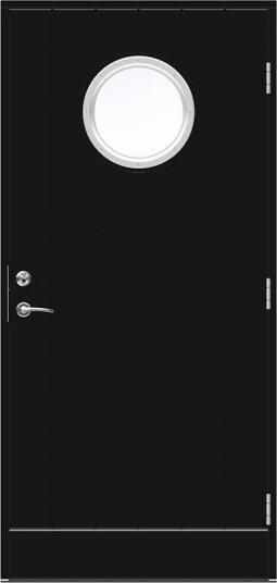 Ytterdør Swedoor Advance-Line Nordic Mora med Yale Doorman Classic Home