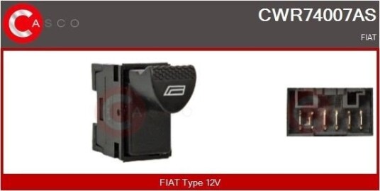 Bryter, vindusheis CASCO CWR74007AS Bryter, vindusheis CASCO CWR74007AS