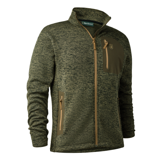 Deerhunter Sarek Knitted Jacket Olive Night melange S 2XL