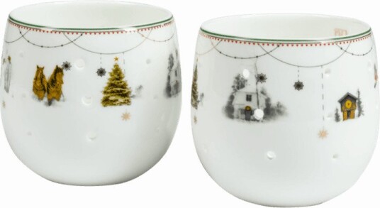 Wik & Walsøe Julemorgen Lyslykte Story 2 pk Wik & Walsøe Julemorgen Lyslykte Story 2 pk