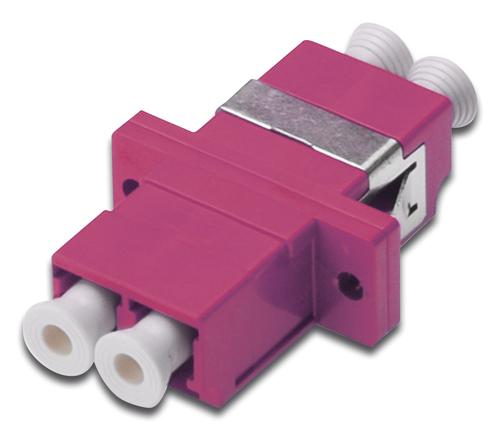 Digitus FO Coupler Duplex LC to LC MM OM4 Violet