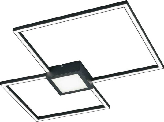 Trio Hydra LED Taklampe med Switch Dimmer 28W 3000K Sort