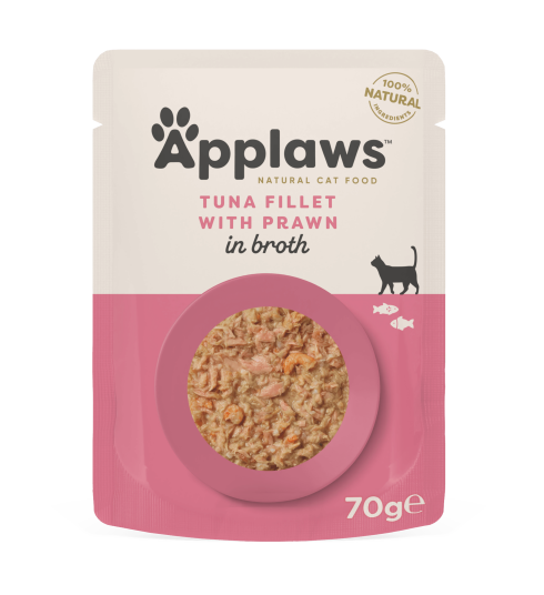 Tunfisk Og Tigerreker 70 G X 12 Katt Helse Og Pels Kosttilskudd Våtfôr Applaws