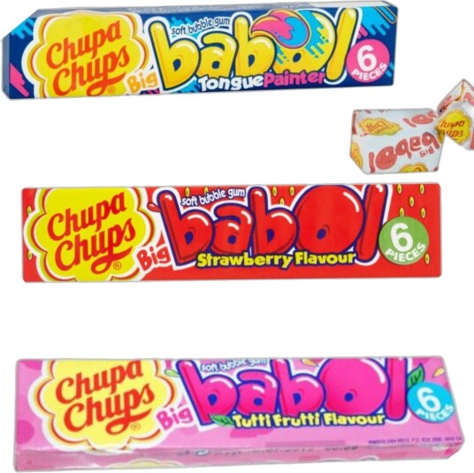 Taste Them All   Chupa Chups Babol Tyggegummi   Tre Smaker   Pakketilbud