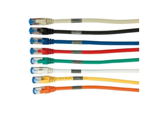 Korkabel Rj45 Cat6a 500Mhz15m Gul Sstpsftp Awg26 Lszh Synergy 21