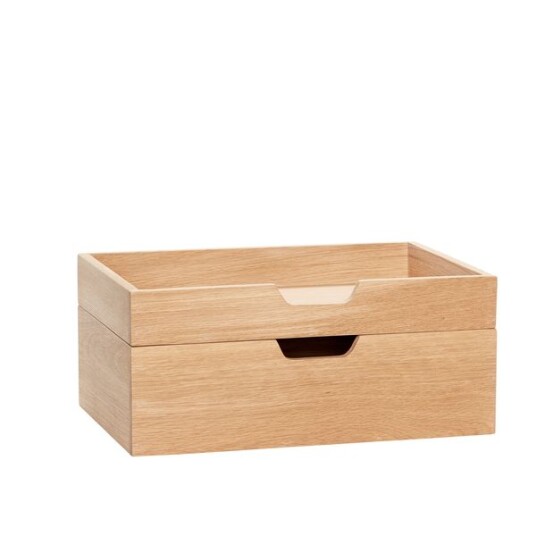 Hübsch Note Storage Box Natural set of 2 Hübsch Note Storage Box Natural set of 2