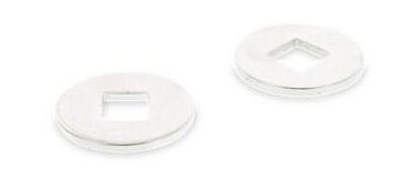 Schäfer & Peters 044040110 Brikke for trekonstruksjoner A4 DIN 440 11 x 34 x 3 mm 50-pakk Innfesting