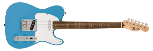 Squier Sonic Telecaster, Laurel Hvit Pickguard, California Blå