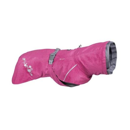 Hurtta Monsoon II Eco Regnjakke til Hund, Rosa, 25 cm