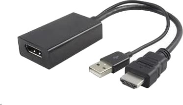 Premiumcord Hdmi Til Displayport Hann/Hunn Adapter Med Usb Strømforsyning
