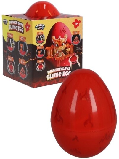 Amazing Cool Dragon Lava Slime Egg Overraskelsesegg Med Lava-Slime Og Dragefigur