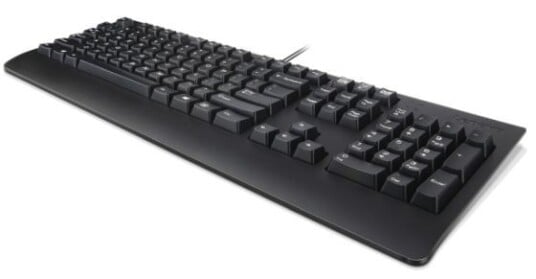 Lenovo Preferred Pro II - tastatur - QWERTZ - Sveitsisk - svart Inn-enhet